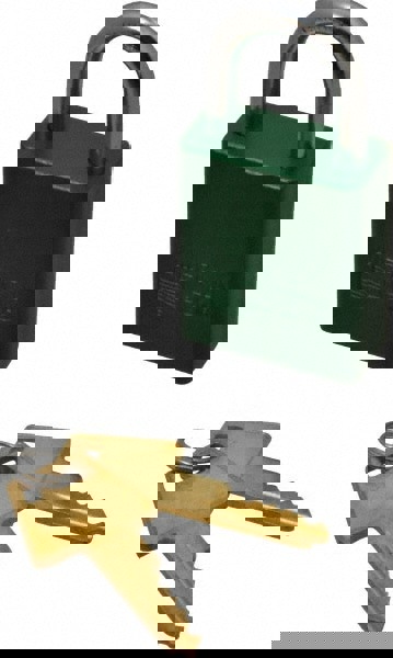 Lockout Padlock: Keyed Alike, Aluminum,